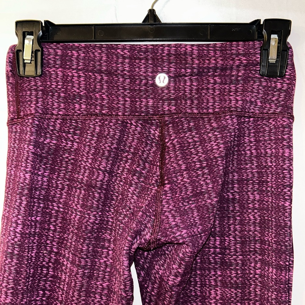 Lululemon Purple Ruched Leggings Women’s XS | Athletic Yoga Pants